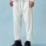 和紙コットン テーパード パンツ-Off White
