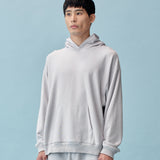 和紙コットン フーディ(UNISEX)-Greige Blue