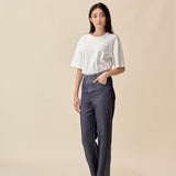 和紙コットン クルーネック Tシャツ(UNISEX)  - Off White