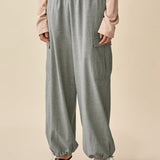 Washi Wool Cargo Trousers(UNISEX) / GRAY/ F