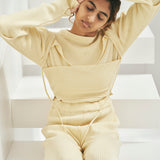 Wool rib all in one - Yellow