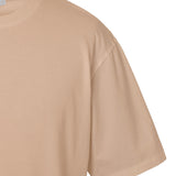 和紙コットン クルーネック Tシャツ(UNISEX) - Pink Beige