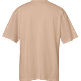 和紙コットン クルーネック Tシャツ(UNISEX) - Pink Beige