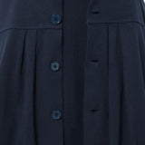 和紙コットン リラックス ジャケット(UNISEX)-Navy