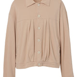 和紙コットン リラックス ジャケット(UNISEX)-Pink Beige