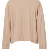 和紙コットン リラックス ジャケット(UNISEX)-Pink Beige
