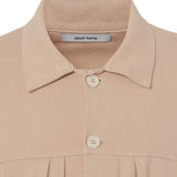 和紙コットン リラックス ジャケット(UNISEX)-Pink Beige