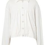 和紙コットン リラックス ジャケット(UNISEX)-Off White