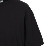 和紙コットン クルーネック Tシャツ(UNISEX) - Black