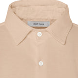 和紙コットン リラックス シャツ(UNISEX) -Pink Beige