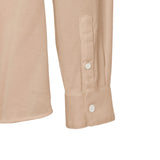 和紙コットン リラックス シャツ(UNISEX) -Pink Beige