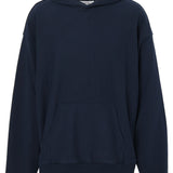 和紙コットン フーディ(UNISEX)-Navy