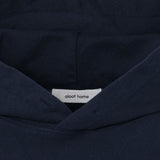 和紙コットン フーディ(UNISEX)-Navy