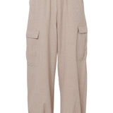 Washi Wool Cargo Trousers (UNISEX) /BEIGE /F