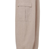 Washi Wool Cargo Trousers (UNISEX) /BEIGE /F