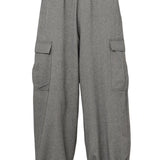 Washi Wool Cargo Trousers(UNISEX) / GRAY/ F