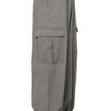 Washi Wool Cargo Trousers(UNISEX) / GRAY/ F