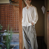 Washi Wool Cargo Trousers(UNISEX) / GRAY/ F