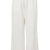 Washi Blend Wide Trousers - Off White