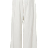 Washi Blend Wide Trousers - Off White