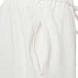 Washi Blend Wide Trousers - Off White