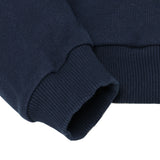 和紙コットンクロップドフーディ-Navy