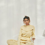 Wool rib all in one - Yellow