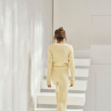 Wool rib all in one - Yellow