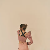 Wool rib sleeve - Camel