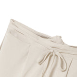 Washi waist side slit pants - Off White