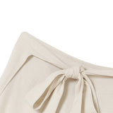 Washi waist side slit pants - Off White