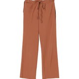 Washi waist side slit pants - Camel