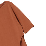Washi half sleeve tight top - Camel