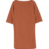Washi half sleeve tight top - Camel