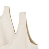 Washi ponch Neck layered Bra tops - Off White