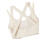 Washi ponch Double Shoulder Bra tops - Off White