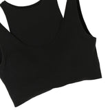 Washi ponch Neck layered Bra tops - Black