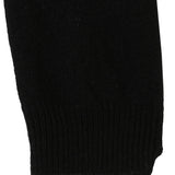 和紙ヤクショートカシュクールニット-Black