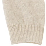 和紙ヤクショートカシュクールニット-Natural White