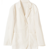 Washi Muslin Tailored Jacket - Off White