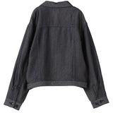 和紙デニム ジャケット (UNISEX) - Indigo