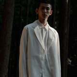 Washi Muslin Tailored Jacket - Off White