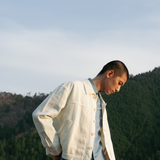 和紙デニム ジャケット(UNISEX)  - White