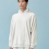 和紙コットン フーディ(UNISEX)-Off White