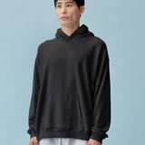 和紙コットン フーディ(UNISEX)-Black