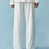 Washi Cotton Wide Trousers - Off White