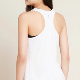 Racerback Tank Topƒv/White/M