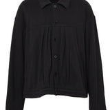 Washi Blend Relaxed Jacket - Black