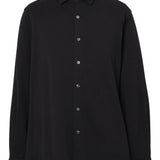 Washi Blend Relaxed Fit Shirt (UNISEX) - Black