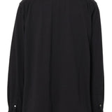 Washi Blend Relaxed Fit Shirt (UNISEX) - Black